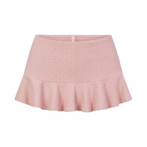 HEAVY POINTELLE MINI SKORT | MORGANITE