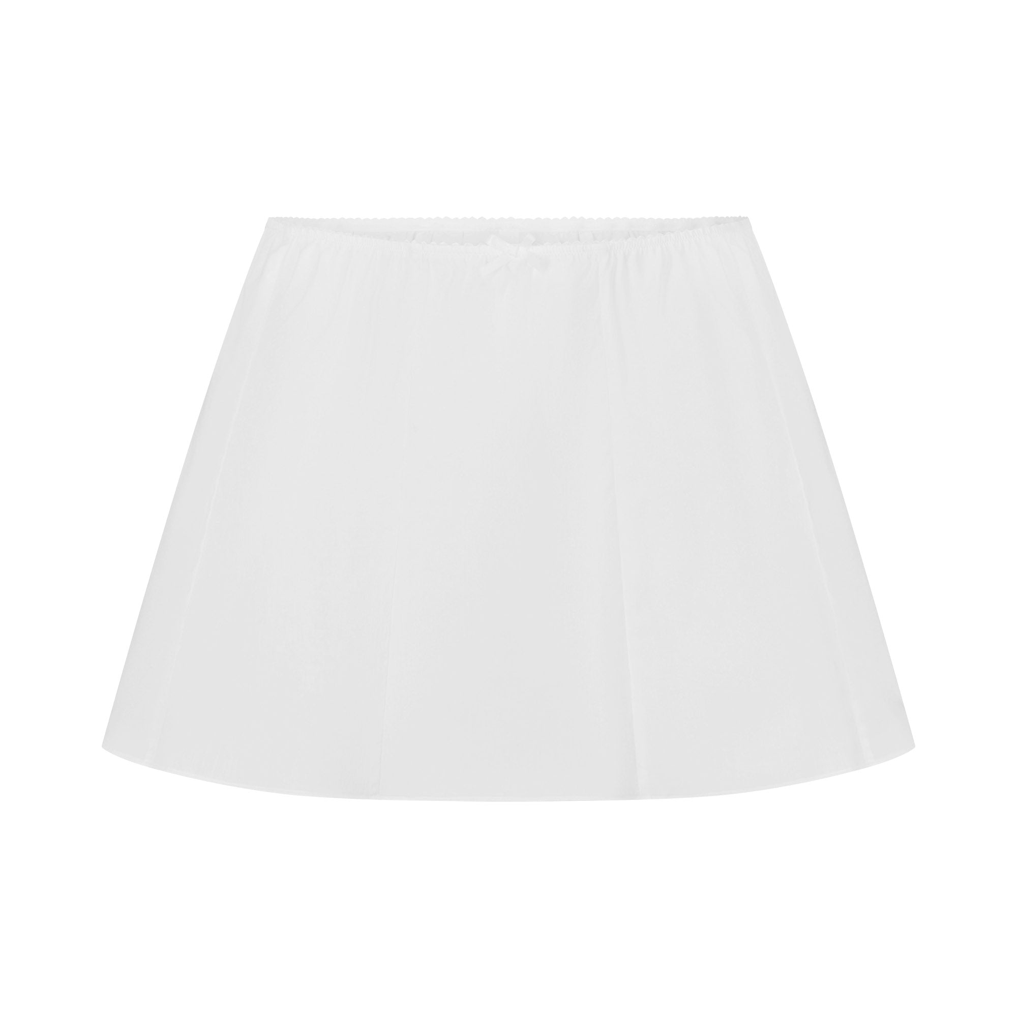 POPLIN APPAREL MINI SKIRT | SNOW