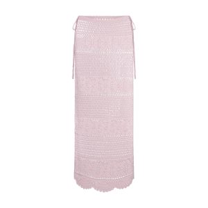 SWIM COVER-UPS CROCHET LONG SKIRT | CHERRY BLOSSOM