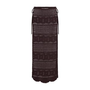 SWIM COVER-UPS CROCHET LONG SKIRT | PHOENIX