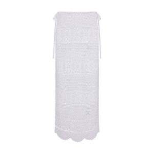 SWIM COVER-UPS CROCHET LONG SKIRT | SNOW