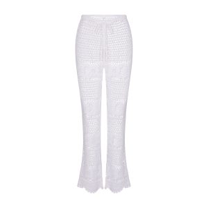 SWIM COVER-UPS CROCHET FLARE PANT | SNOW
