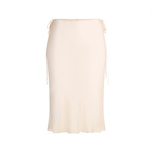 SKIMS ROMANCE TIE SIDE MIDI SKIRT | PRIMROSE