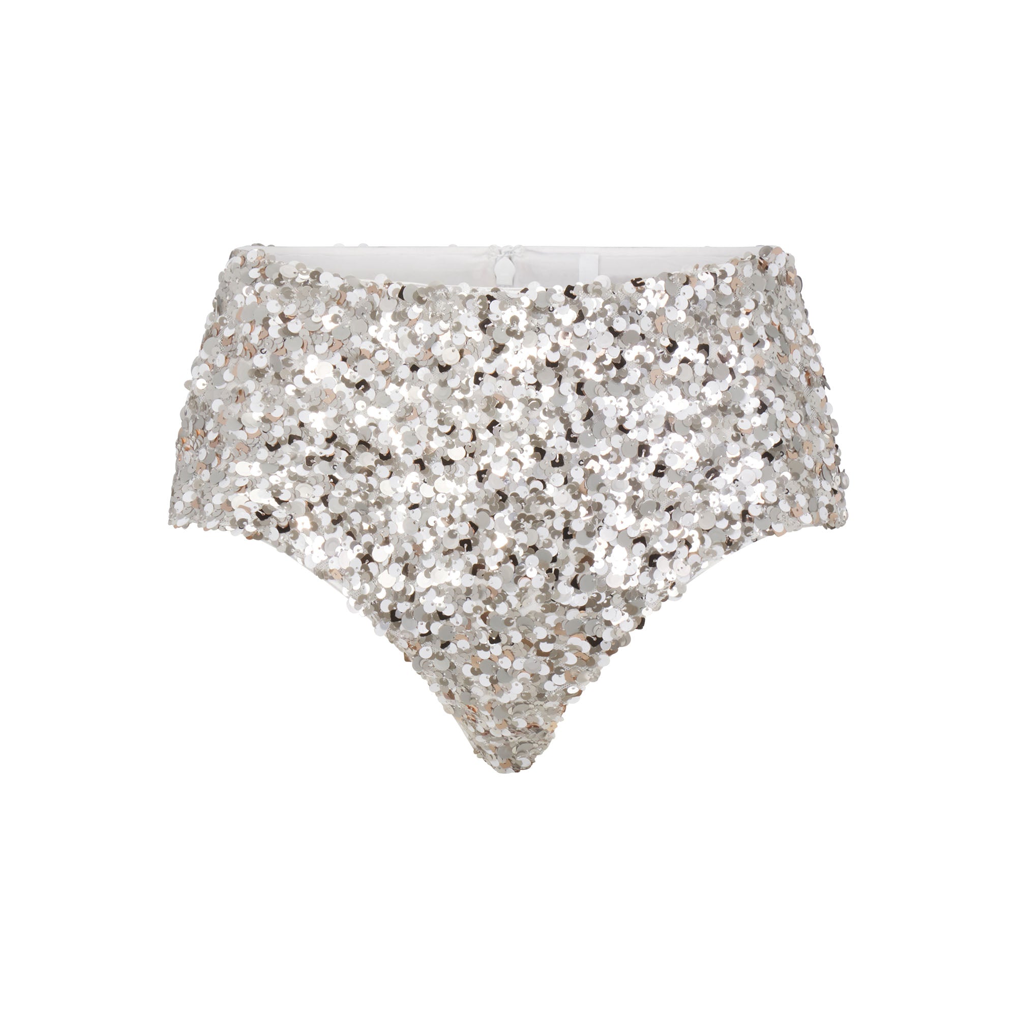 NOVELTY INTIMATES SEQUIN BRALETTE AND HIPSTER SET | SNOW - Image 7