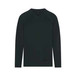 NikeSKIMS AIRY V-NECK OVERSIZED LONG SLEEVE TOP | DARK TEAL