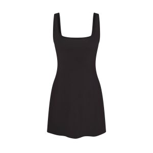 COTTON JERSEY MINI DRESS | SOOT