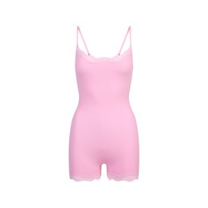 FITS EVERYBODY LACE ONESIE | BUBBLE GUM TONAL