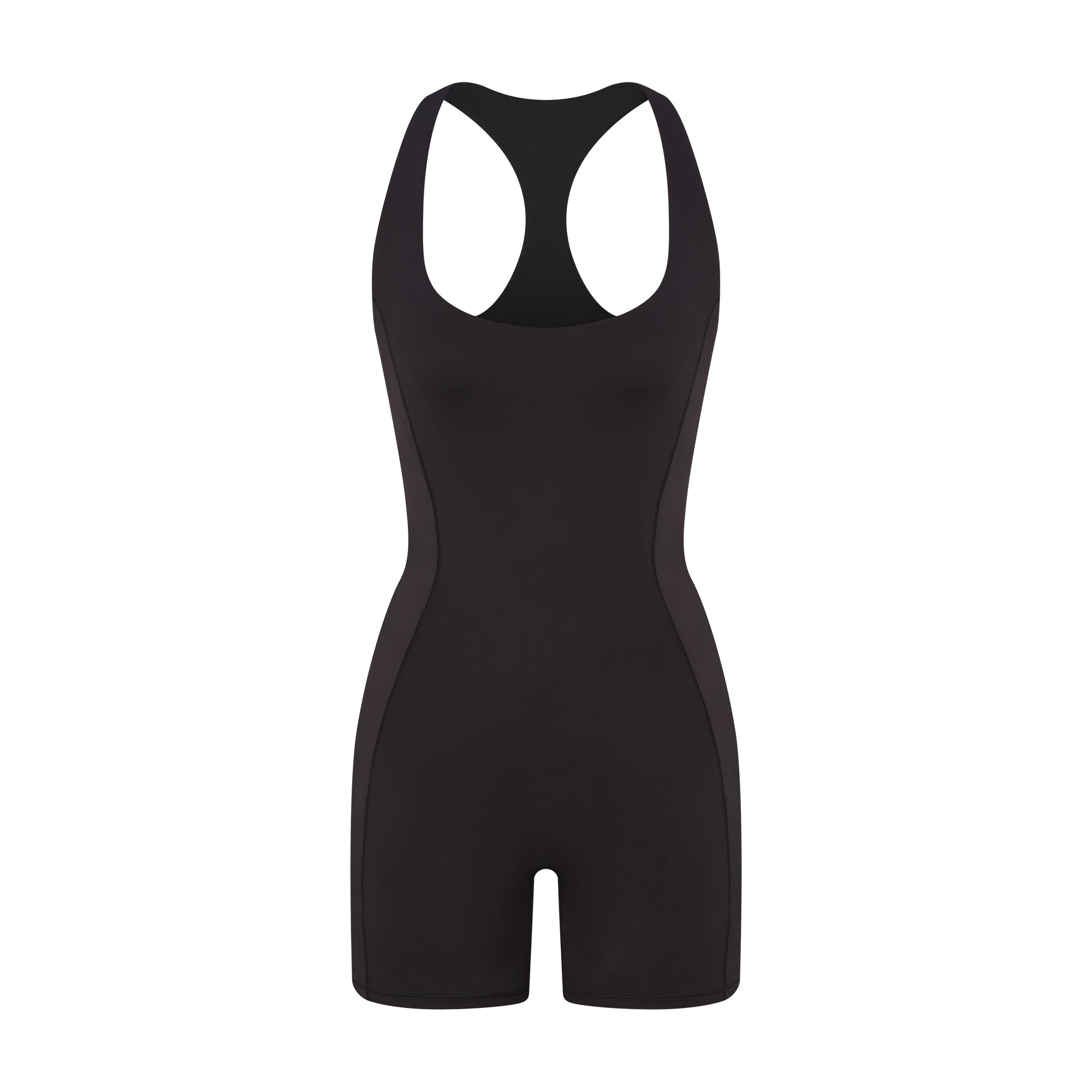 NikeSKIMS MATTE SHINE MIX RACERBACK 5 ONE PIECE | OBSIDIAN AND IGNEOUS