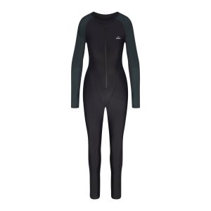 NikeSKIMS SHINE ZIP FRONT LONG ONE PIECE | OBSIDIAN AND DARK TEAL
