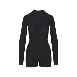 NikeSKIMS AIRY LONG SLEEVE ONE PIECE | OBSIDIAN