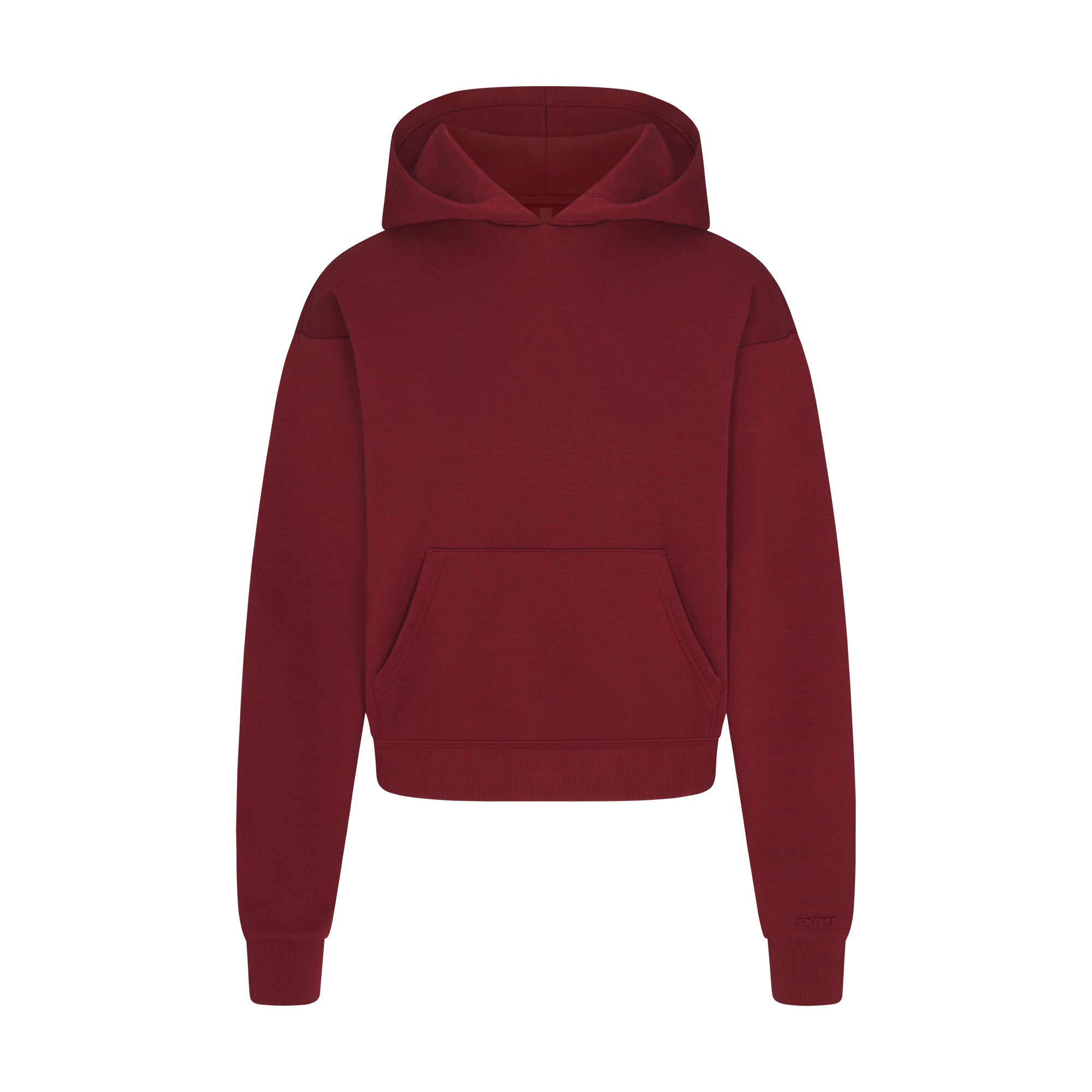 COTTON FLEECE CLASSIC HOODIE | MERLOT
