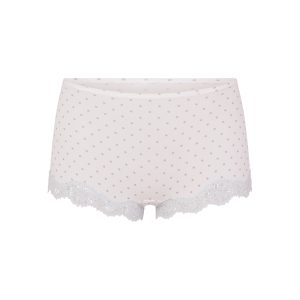 FITS EVERYBODY LACE BOY SHORT | SLATE PIN DOT PRINT