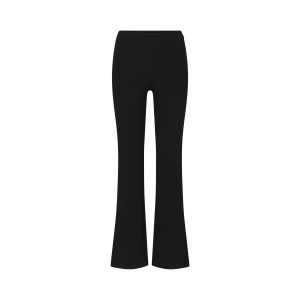THE ESSENTIAL COLLECTION HIGH-WAISTED CROPPED KICK FLARE PANT | OBSIDIAN