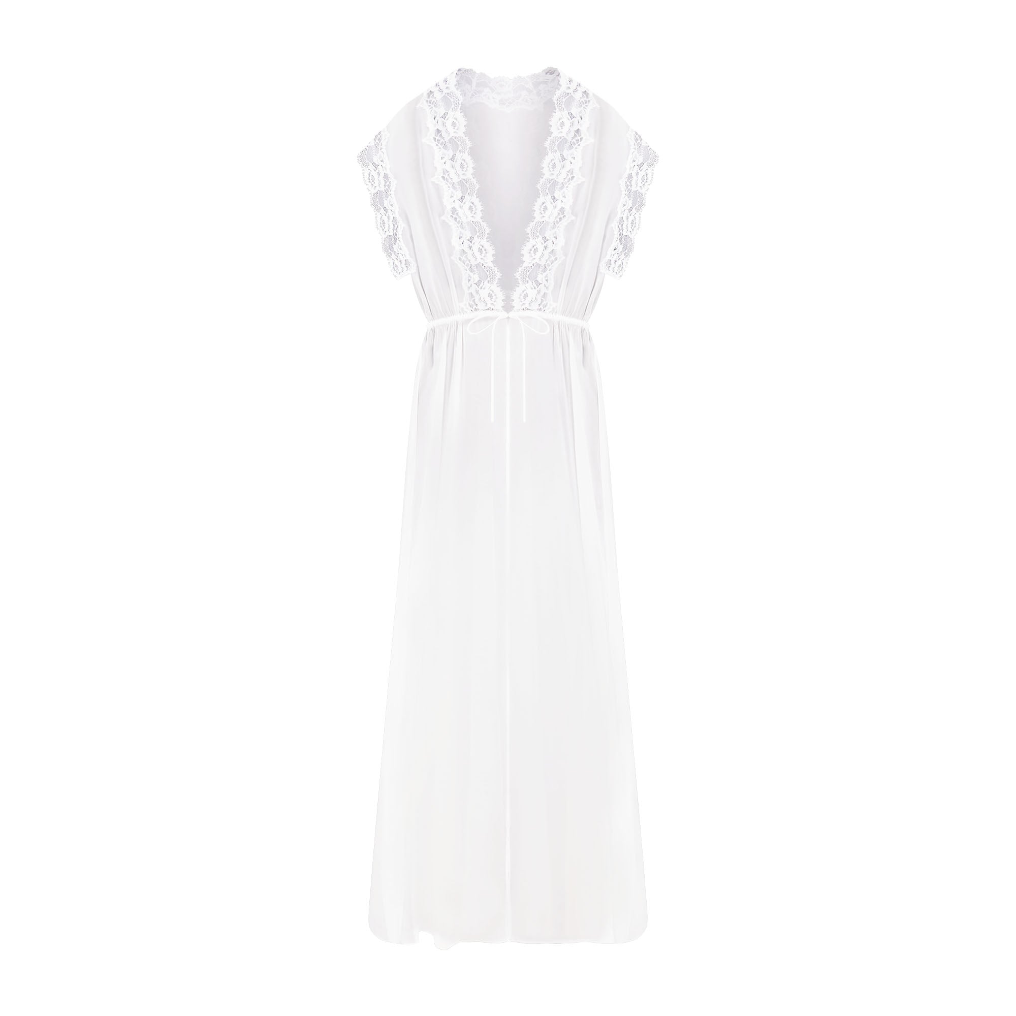 SKIMS ROMANCE LONG ROBE | IVORY