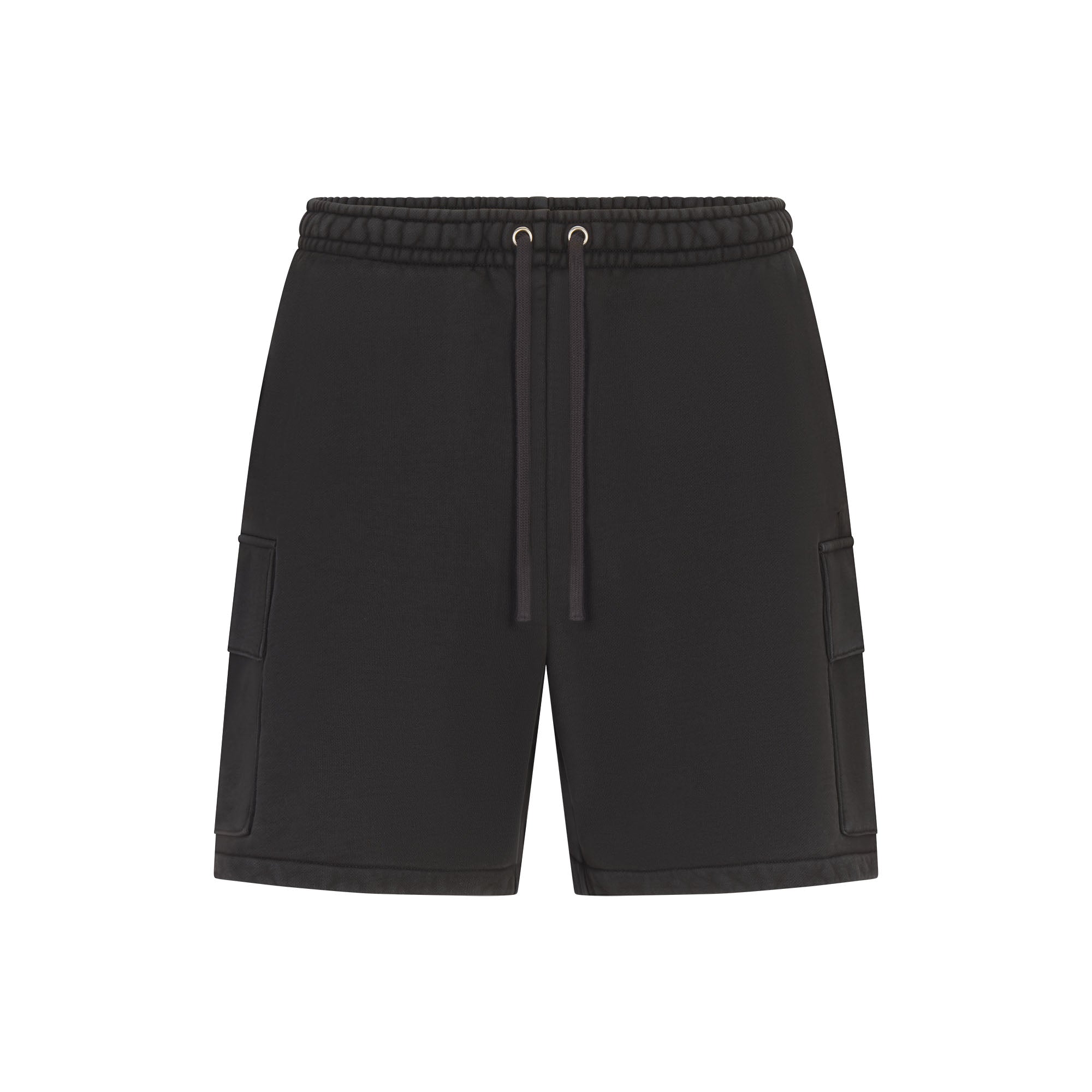 HEAVYWEIGHT FLEECE MENS CARGO SHORT | WASHED ONYX