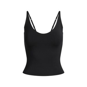 SMOOTH LAYERS SCOOP NECK CAMI | OBSIDIAN