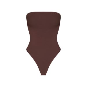 SMOOTH LAYERS STRAPLESS BODYSUIT | COCOA
