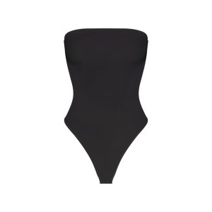 SMOOTH LAYERS STRAPLESS BODYSUIT | OBSIDIAN