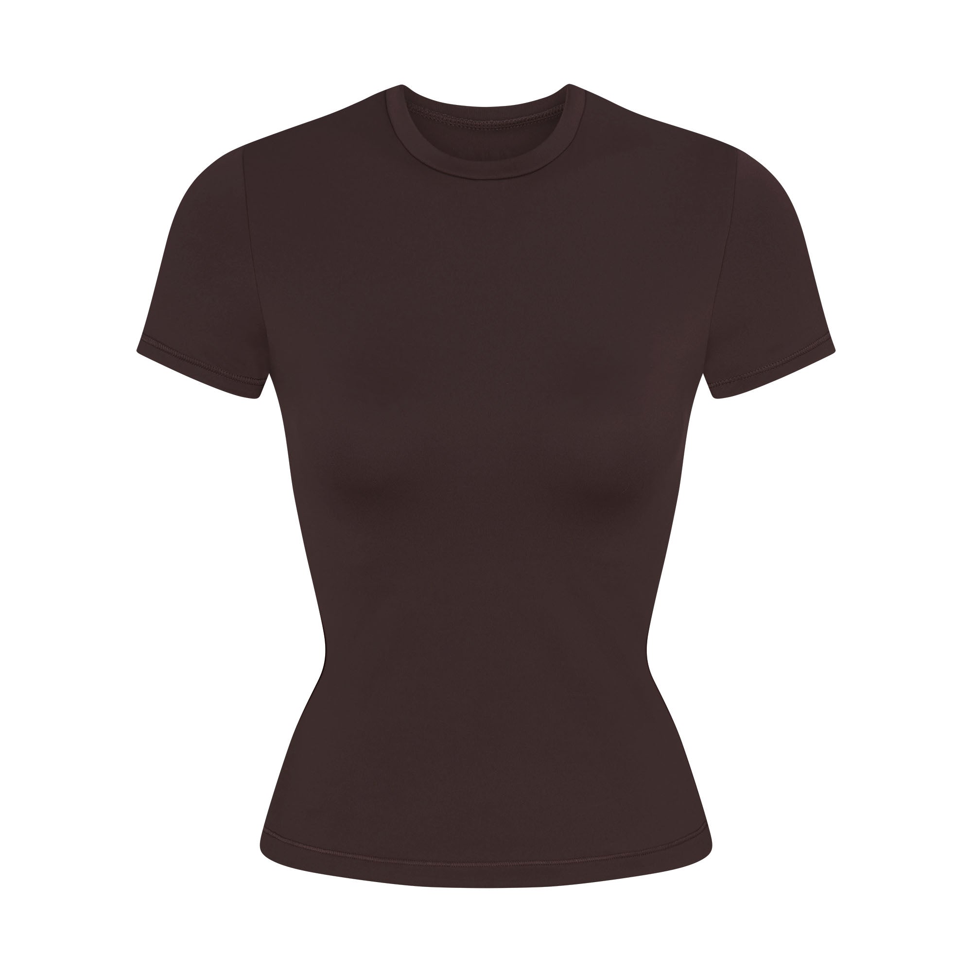 NikeSKIMS MATTE PADDED BABY T-SHIRT | DARK SEPIA