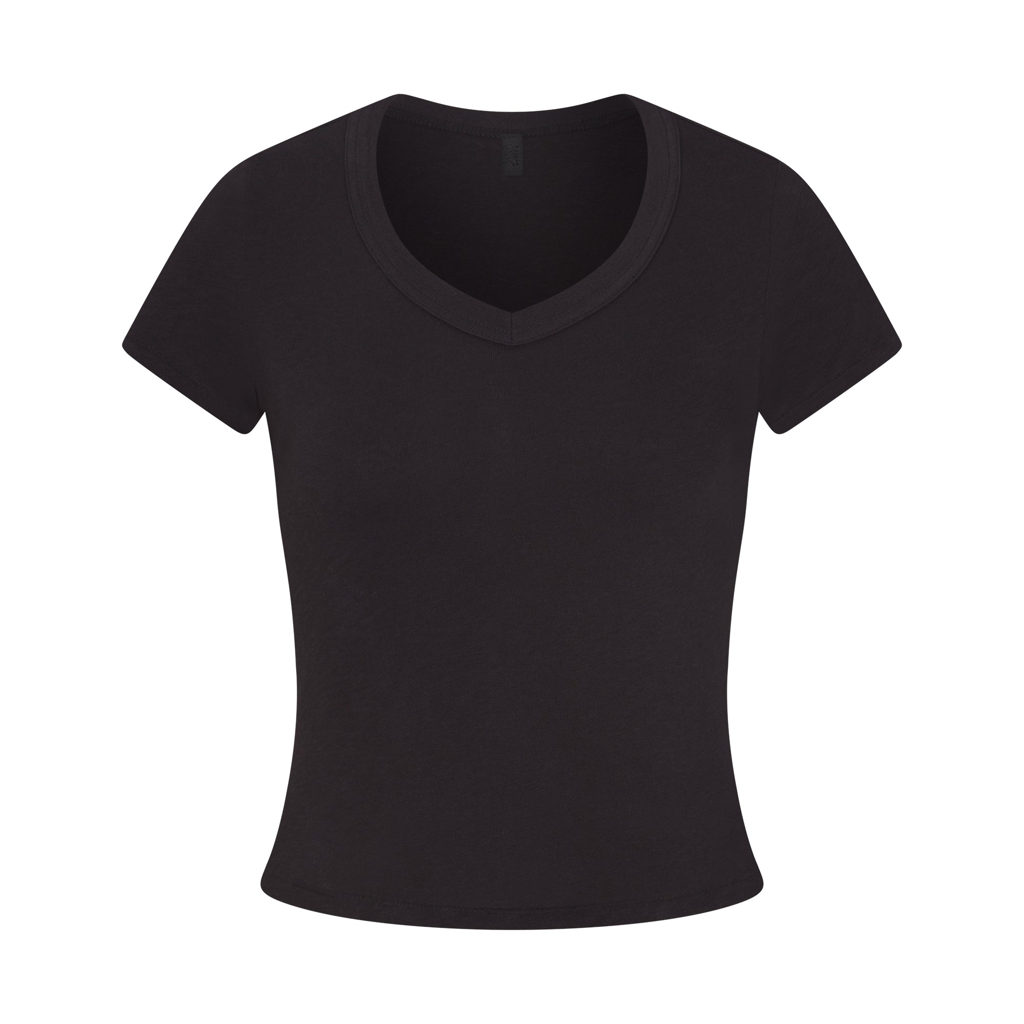 WORN IN JERSEY BABY V NECK TEE | WASHED ONYX