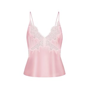 SILK LACE CAMI | PEONY TONAL
