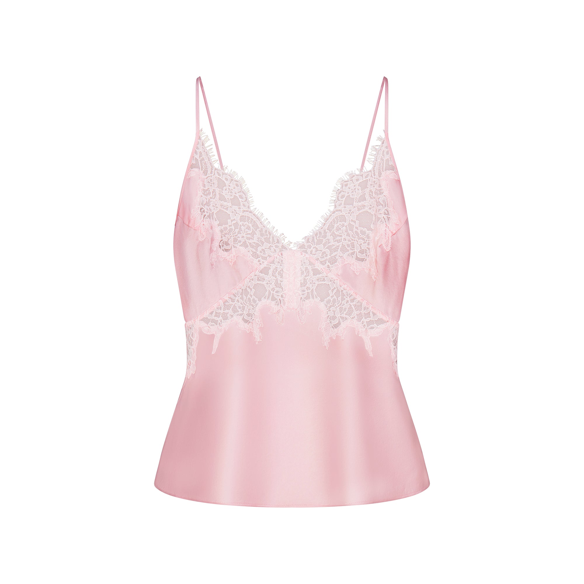 SILK LACE CAMI | PEONY TONAL
