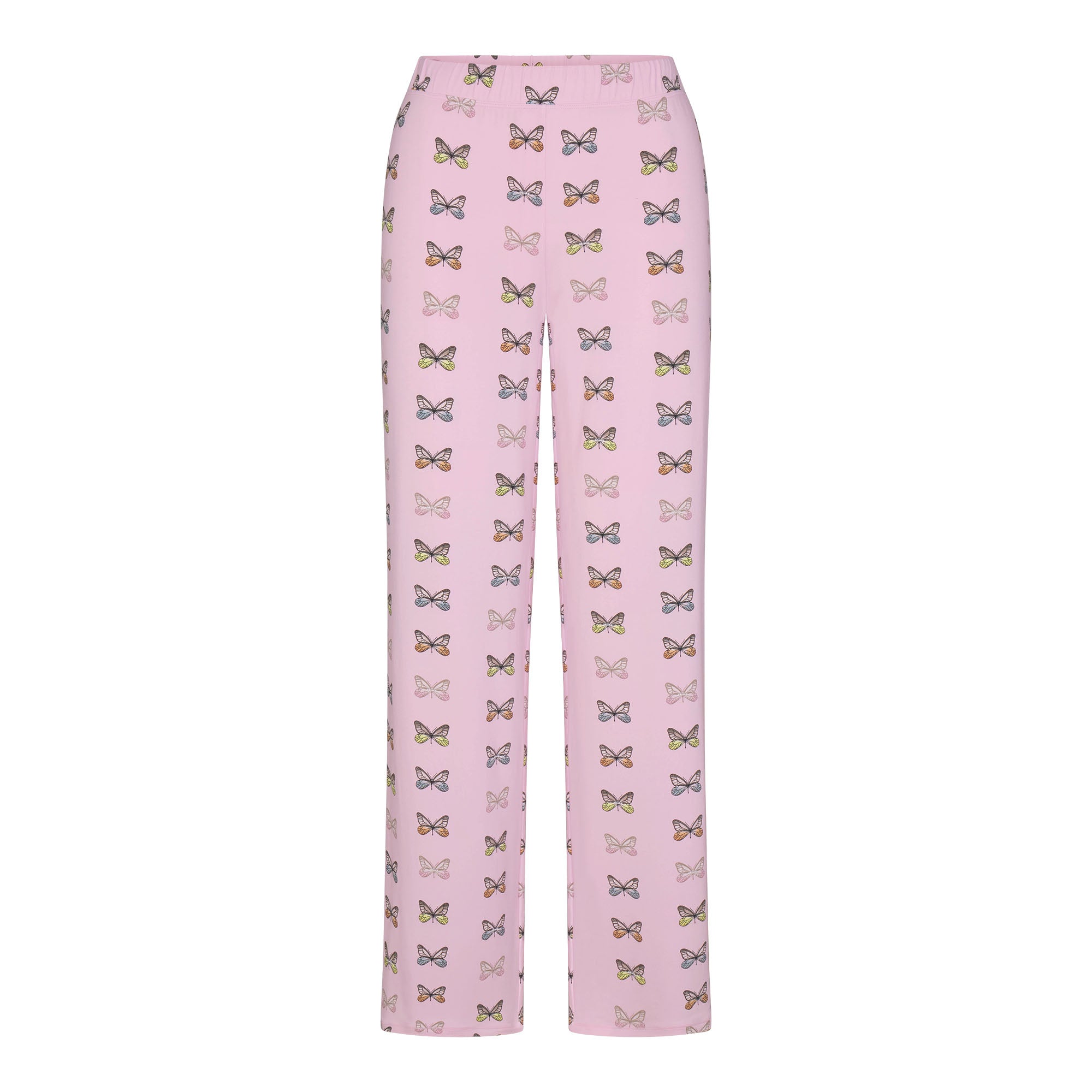SKIMS SLEEP LONG SLEEVE BUTTON UP SET | PEONY BUTTERFLY PRINT - Image 6