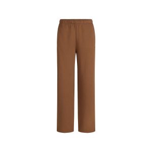 COTTON FLEECE CLASSIC STRAIGHT LEG PANT | BISON
