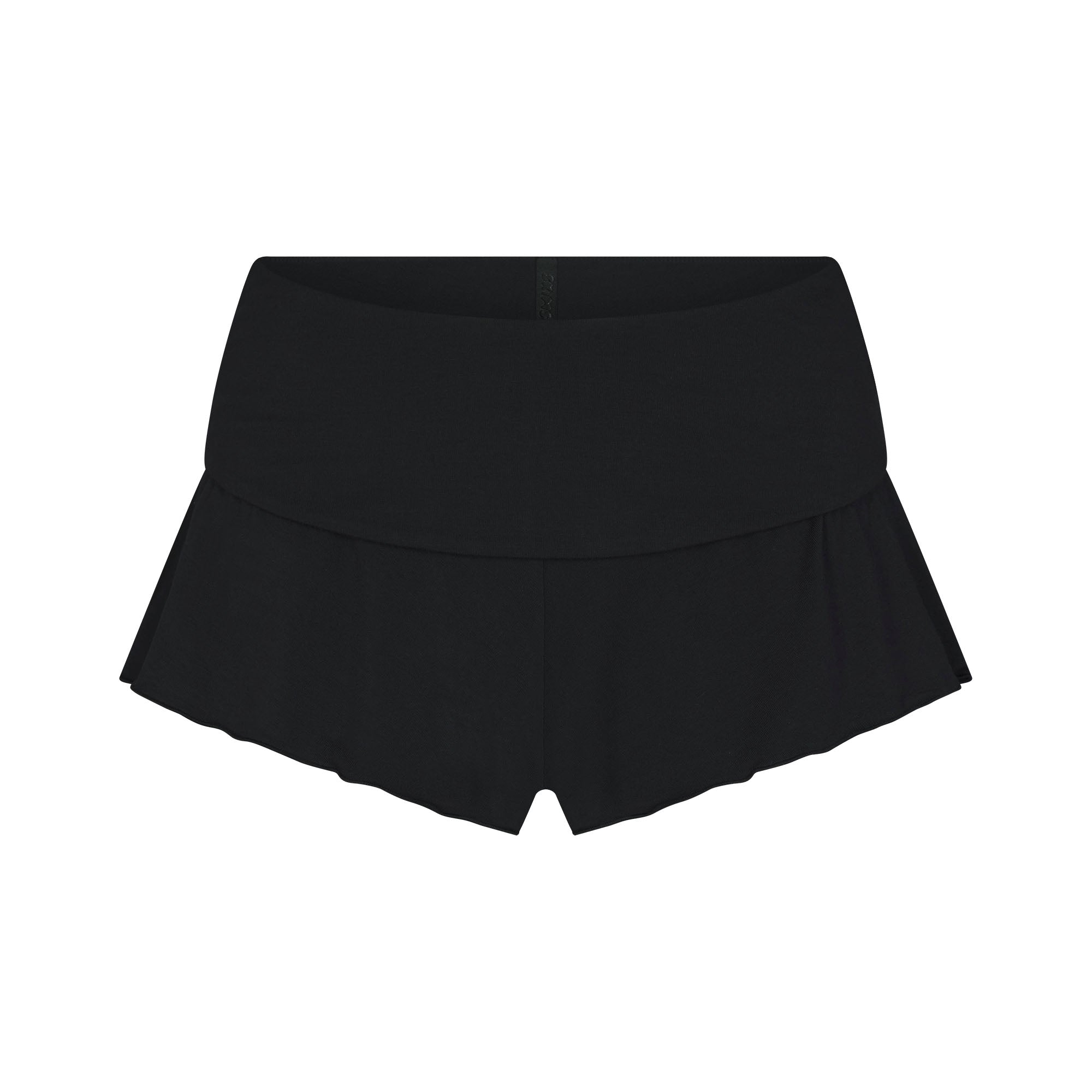 SKIMS SLEEP HENLEY AND FOLDOVER SHORT SET | ONYX - Image 5
