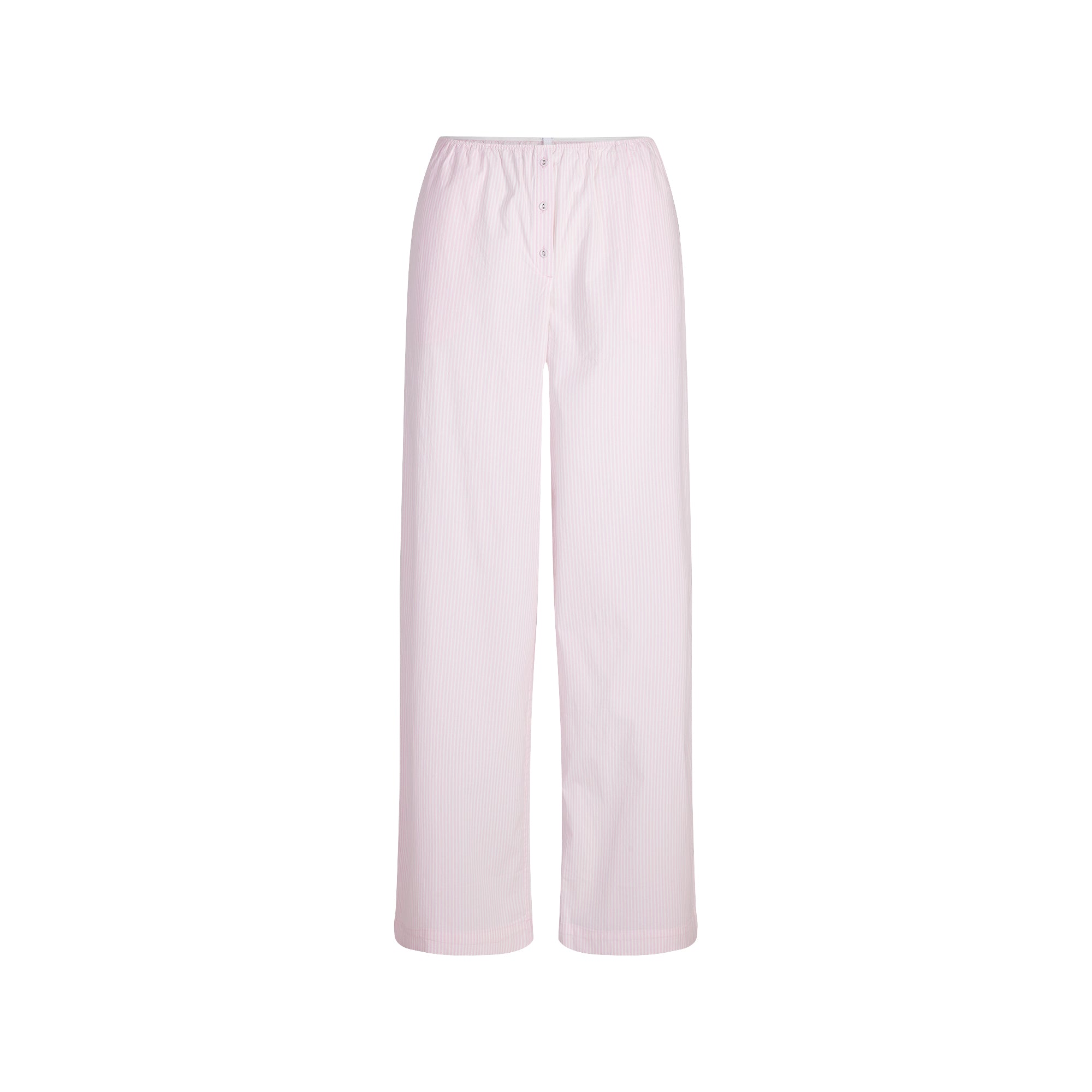 COTTON POPLIN OVERSIZED SLEEP SET | CHERRY BLOSSOM STRIPE - Image 7
