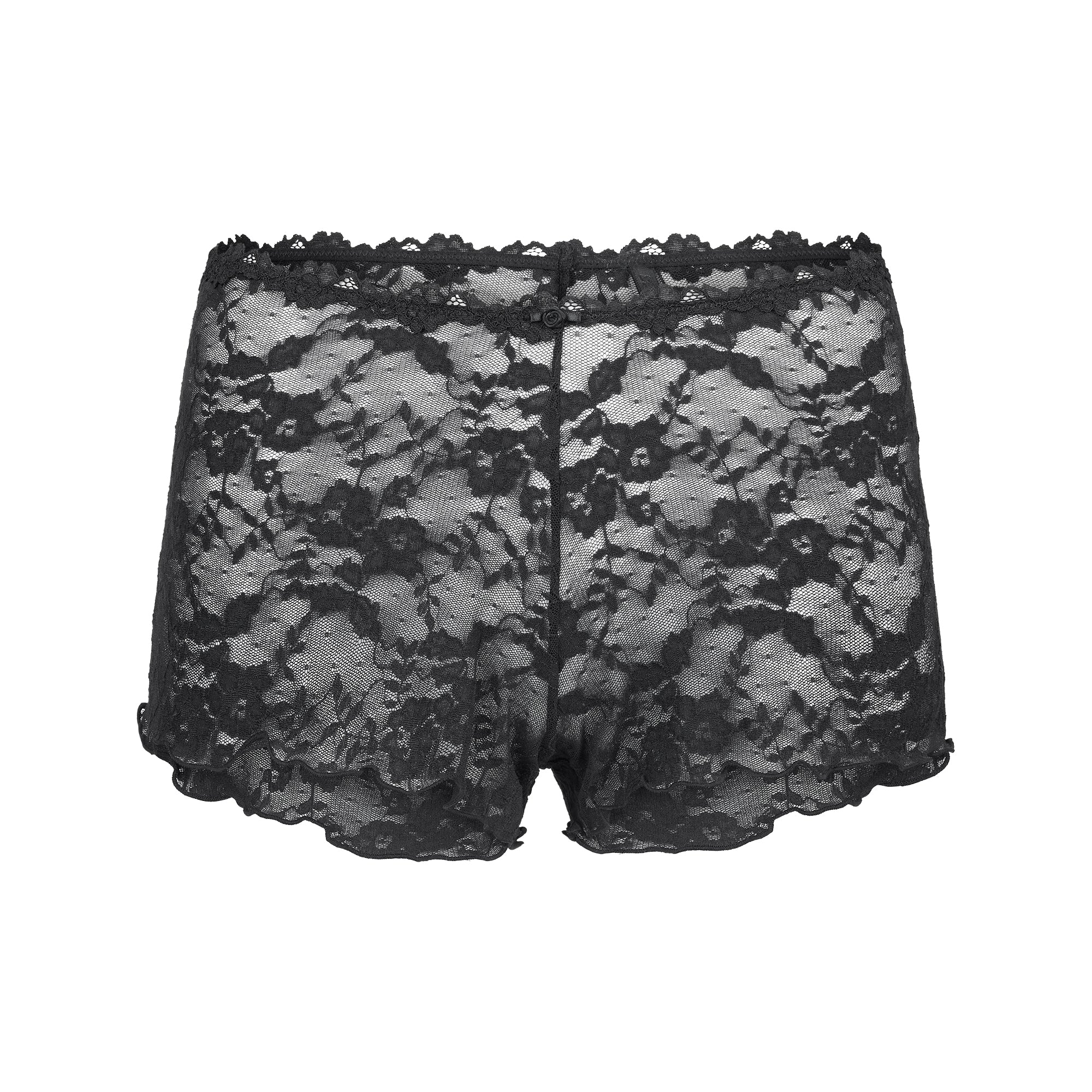 STRETCH LACE TRIANGLE CAMI AND SHORT SET | SOOT - Image 7