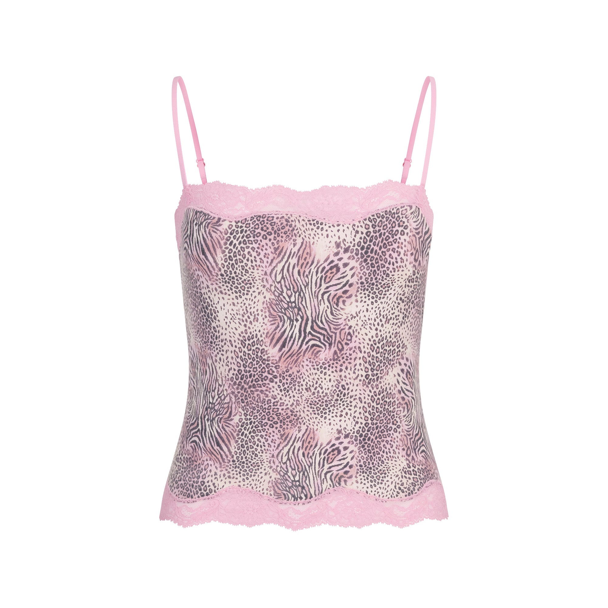 SKIMS SLEEP LACE CAMI AND SHORT SET | BLOOM MINI MULTI ANIMAL - Image 6
