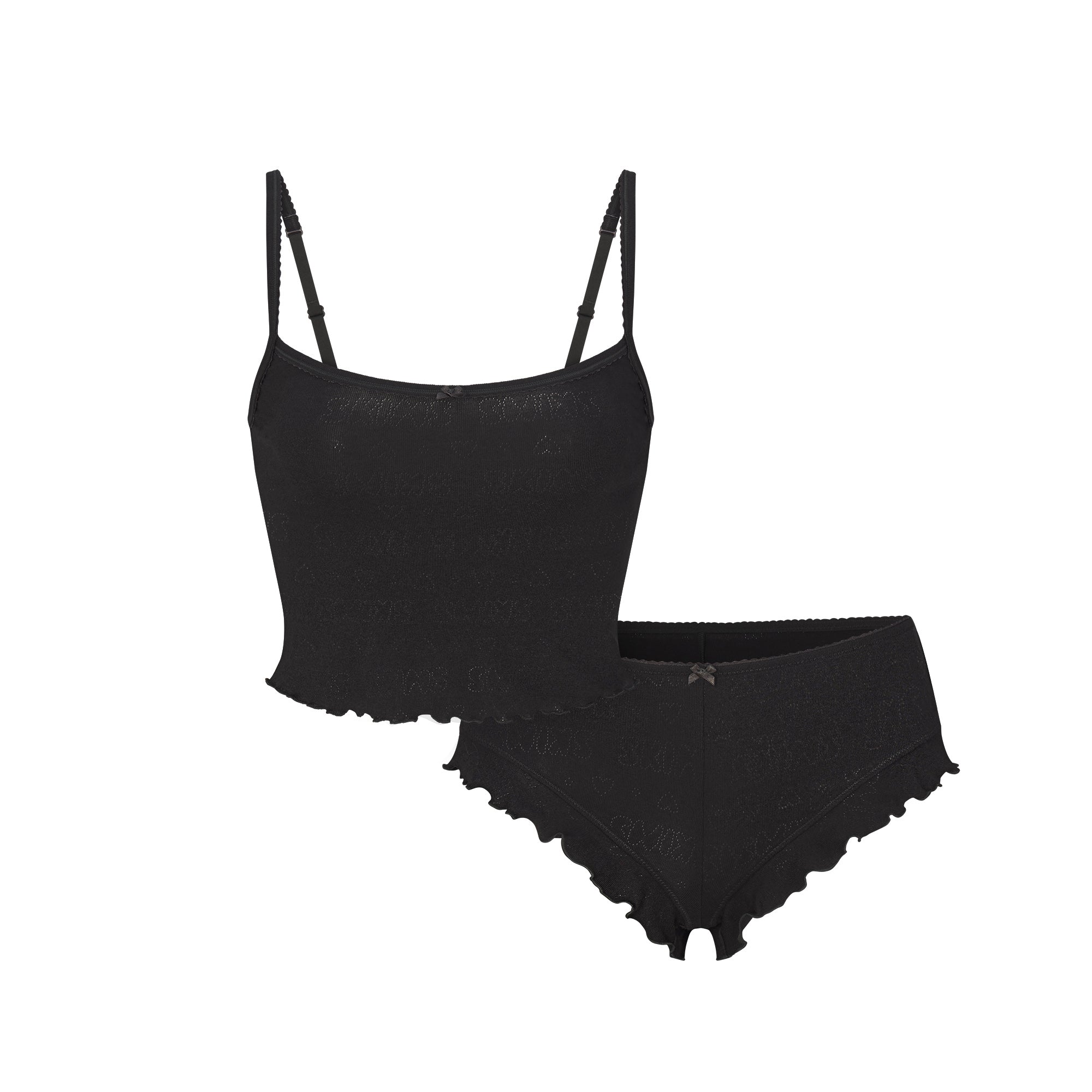 LOGO POINTELLE CAMI SLEEP SET | SOOT