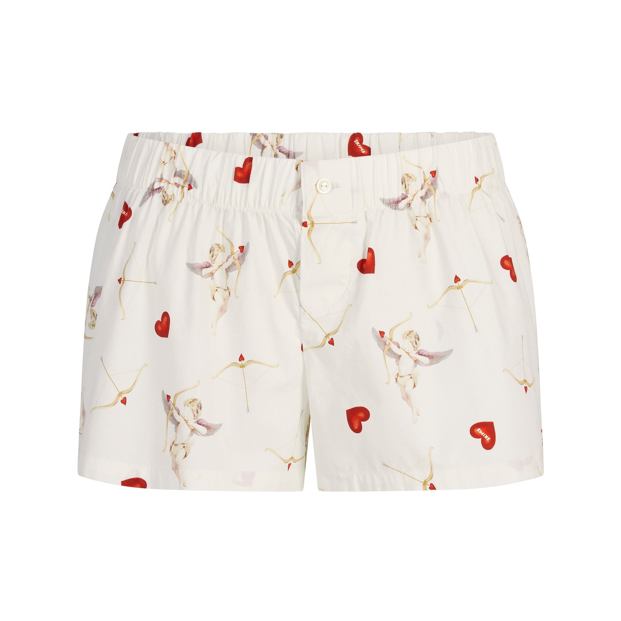 COTTON POPLIN BOXER SLEEP SET | MARBLE CHERUB PRINT - Image 6