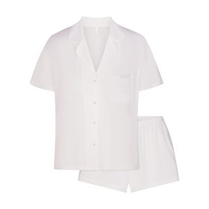 ORGANIC COTTON SLEEP SHORT SLEEVE SET | SNOW