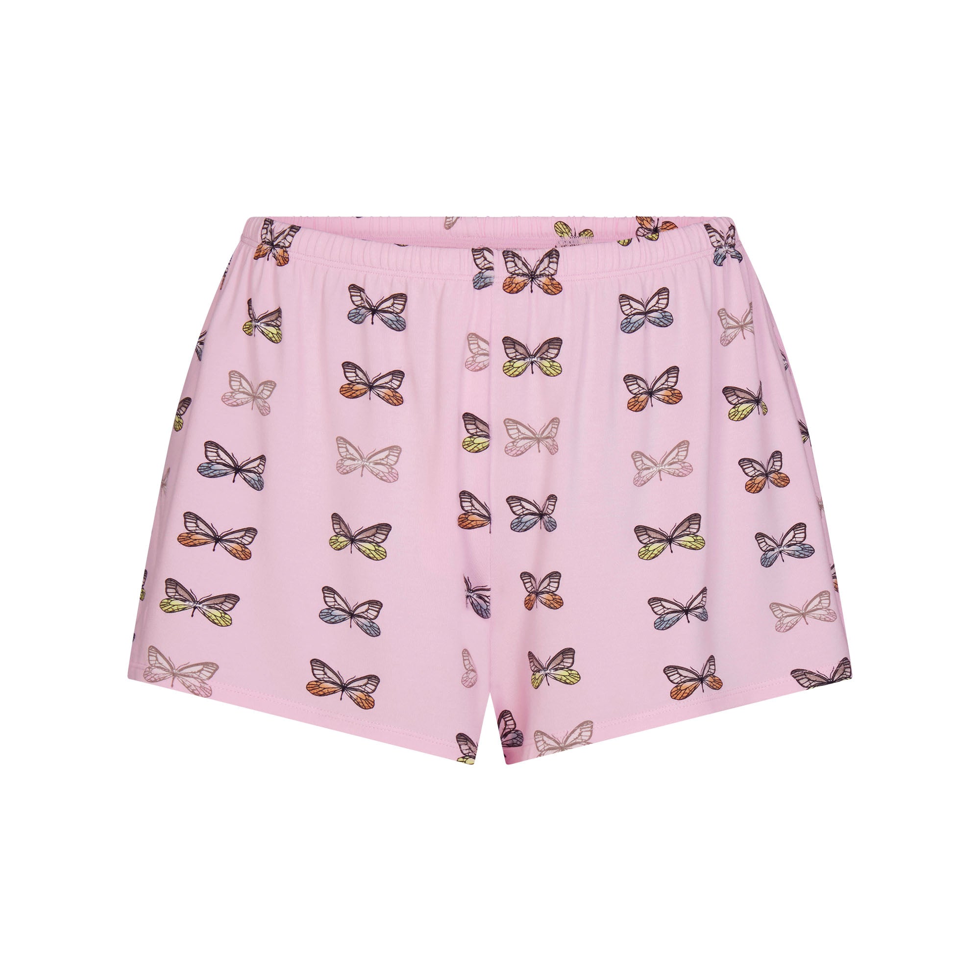 SKIMS SLEEP SHORT SLEEVE BUTTON UP SET | PEONY BUTTERFLY PRINT - Image 7