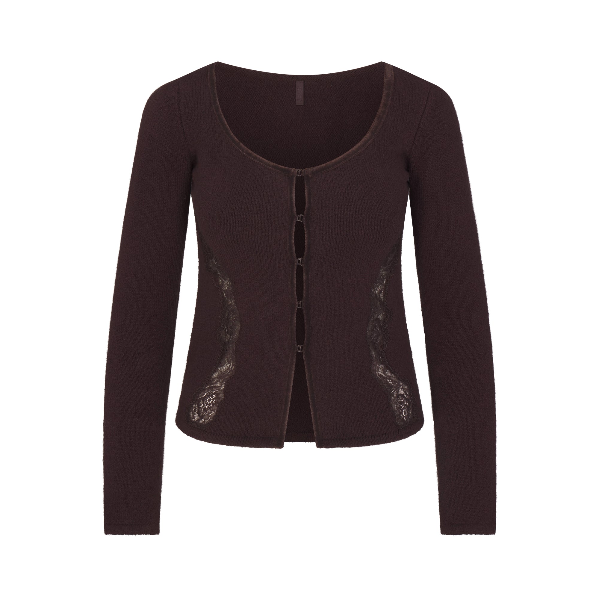 LACE KNIT LONG SLEEVE CARDIGAN | PHOENIX