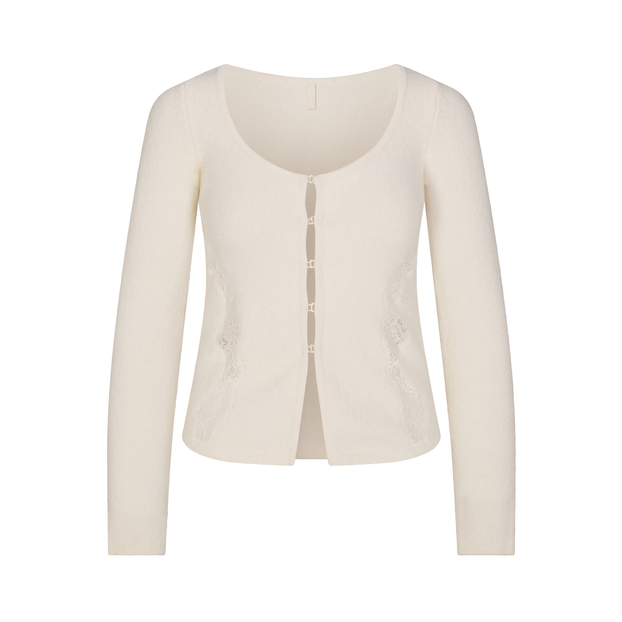 LACE KNIT LONG SLEEVE CARDIGAN | SUGAR