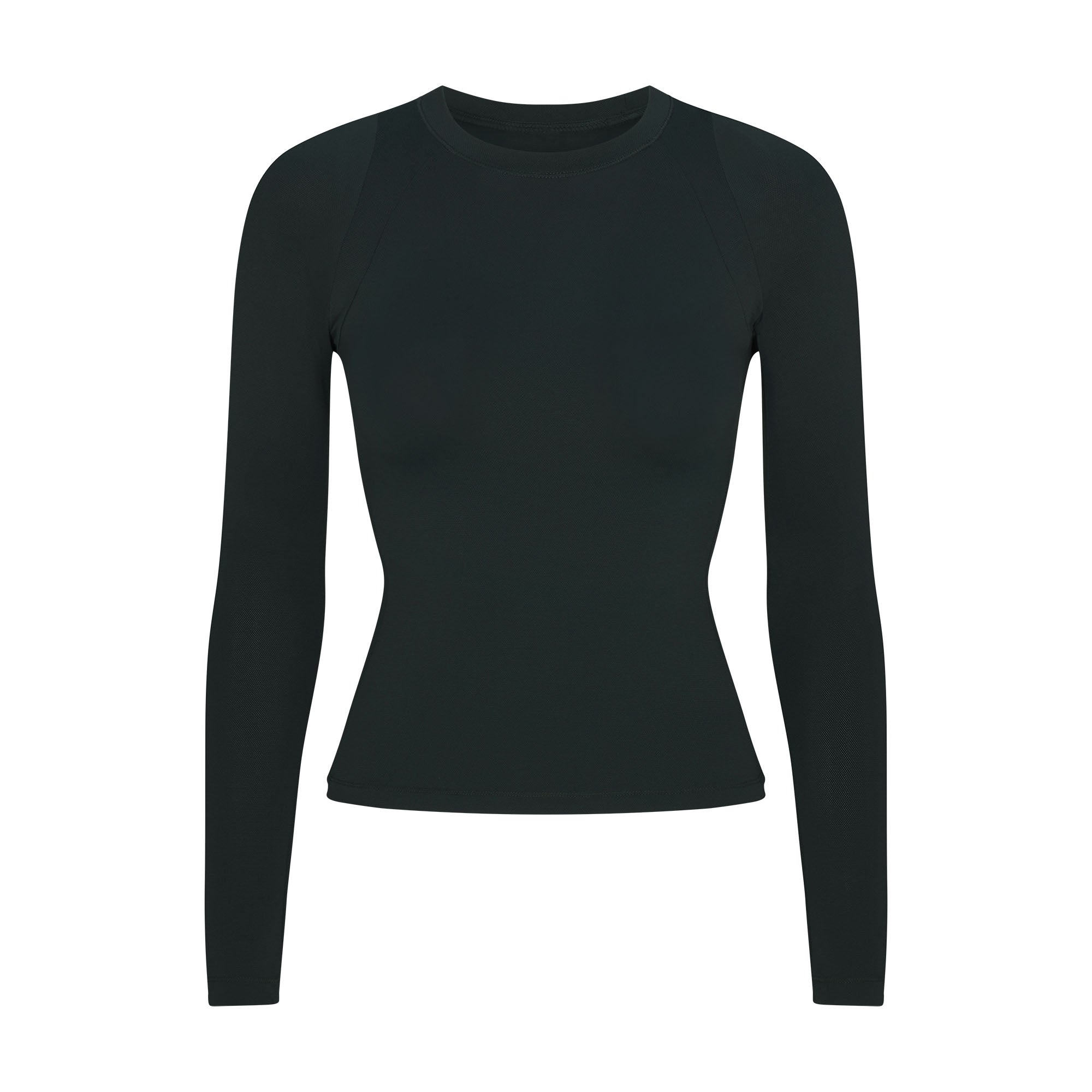NikeSKIMS AIRY LONG SLEEVE CREW NECK TOP | DARK TEAL