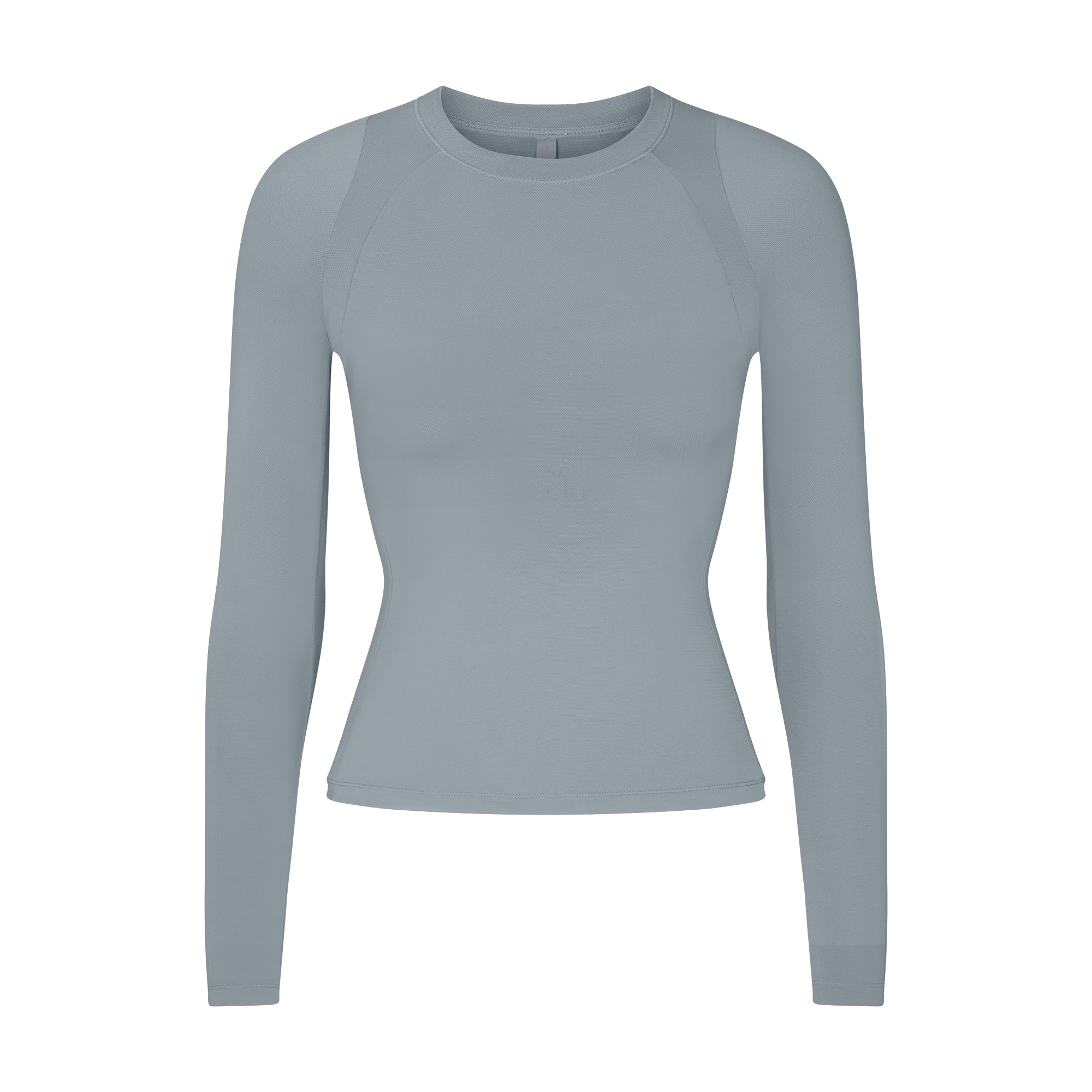 NikeSKIMS AIRY LONG SLEEVE CREW NECK TOP | WASHED PACIFIC