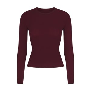 FITS EVERYBODY LONG SLEEVE T-SHIRT | CURRANT