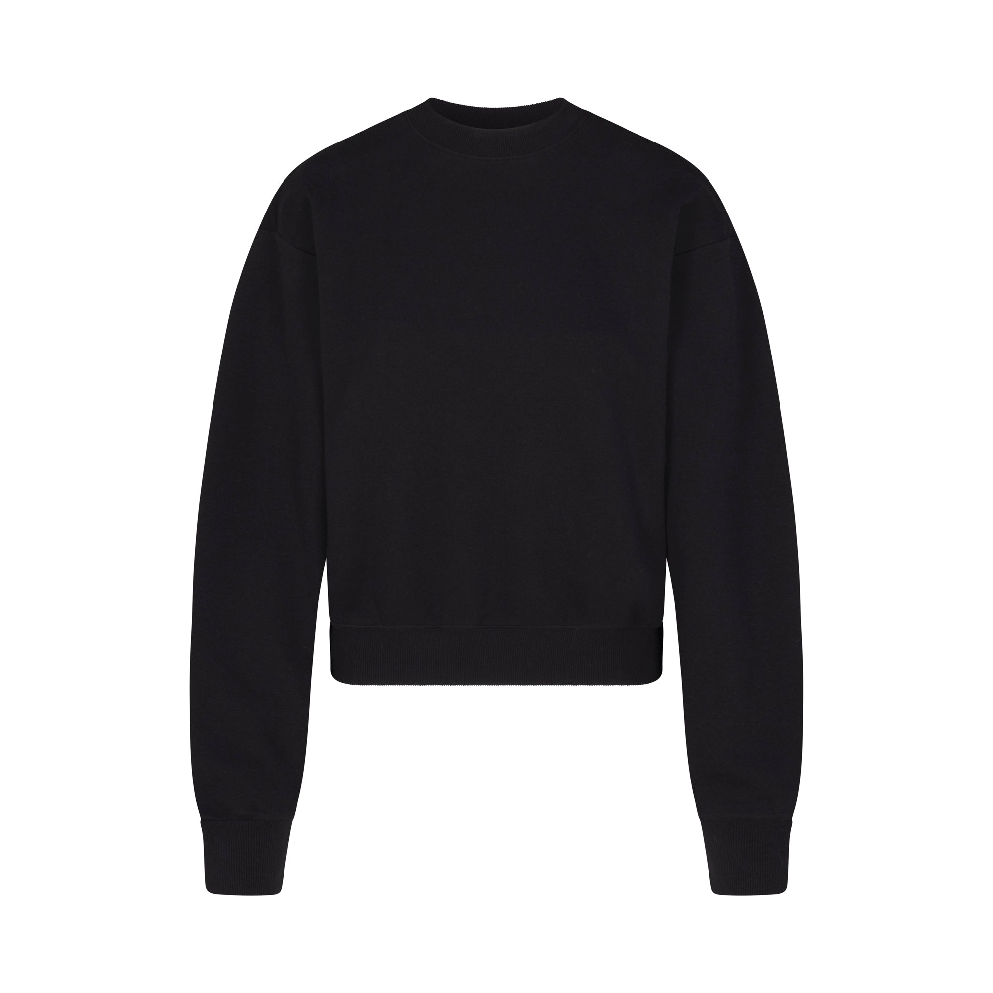COTTON FLEECE CLASSIC CREWNECK | ONYX