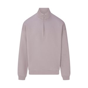 FLEECE LOUNGE MENS RELAXED QUARTER ZIP | SHADOW