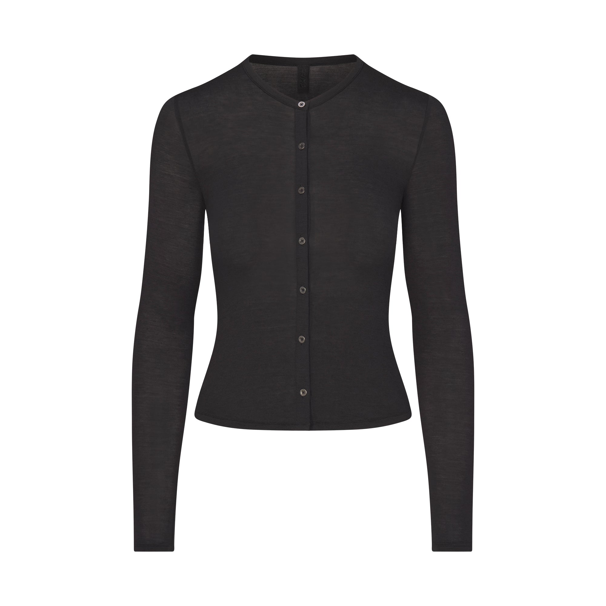 SHEER MODAL CARDIGAN | ONYX
