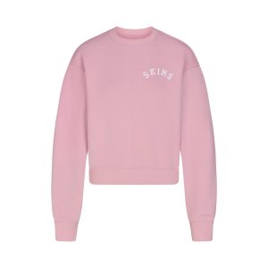 COTTON FLEECE LOGO CLASSIC CREWNECK | HALITE WITH SNOW LOGO