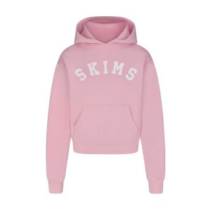 COTTON FLEECE LOGO CLASSIC HOODIE | HALITE WITH SNOW LOGO