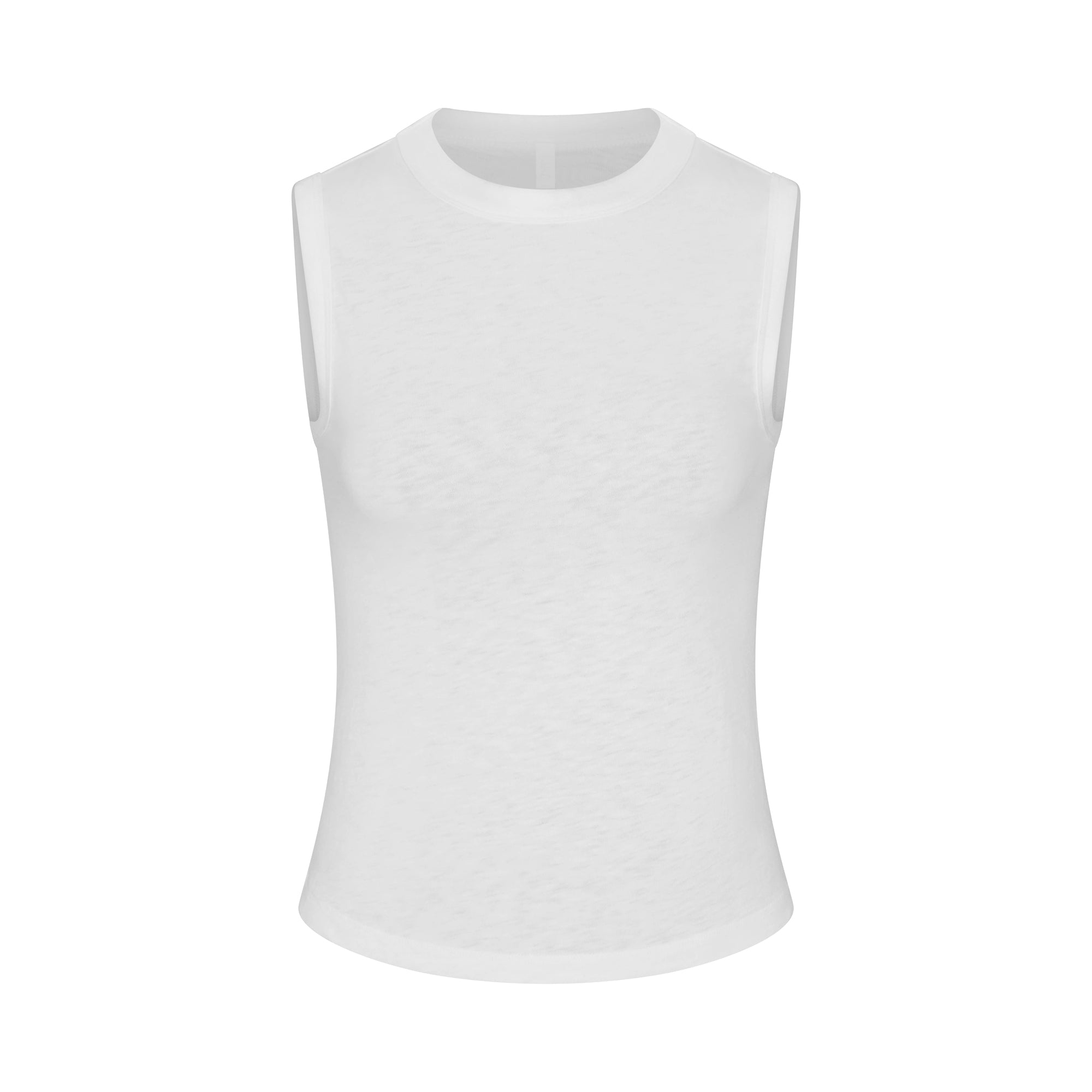 WORN IN JERSEY HIGH CREW TANK | SNOW