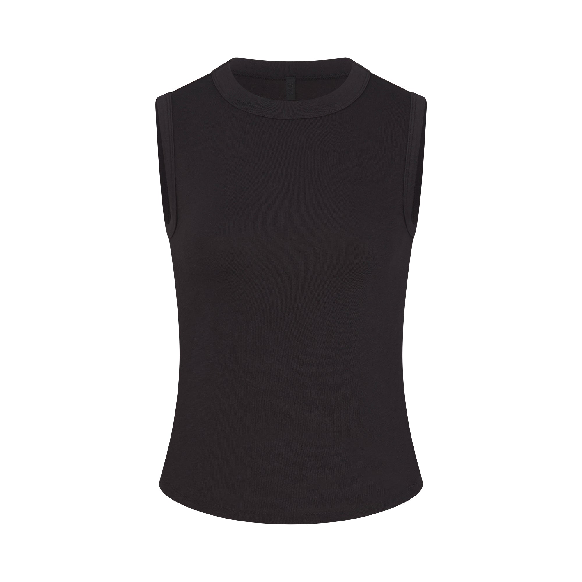 WORN IN JERSEY HIGH CREW TANK | WASHED ONYX