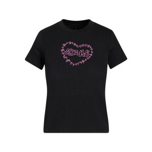 WORN IN JERSEY T-SHIRT | WASHED ONYX SKIMS HEART