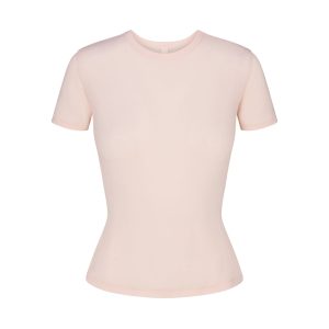 SHEER MODAL LONG T-SHIRT | PRIMROSE